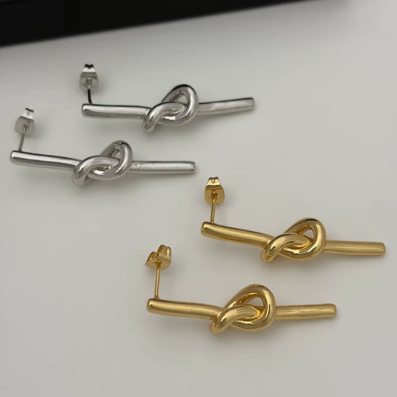Knot Design Earrings Minimalist
