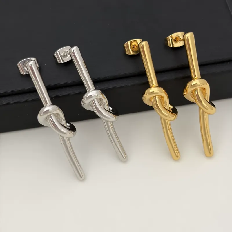 Knot Design Earrings Minimalist