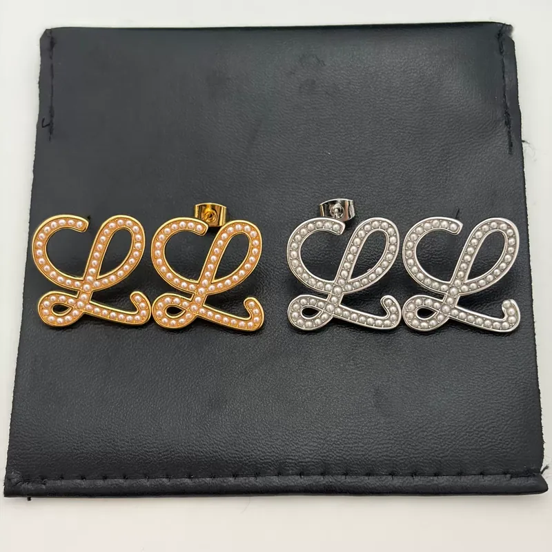 Vintage Pearl Earrings Gold Plated