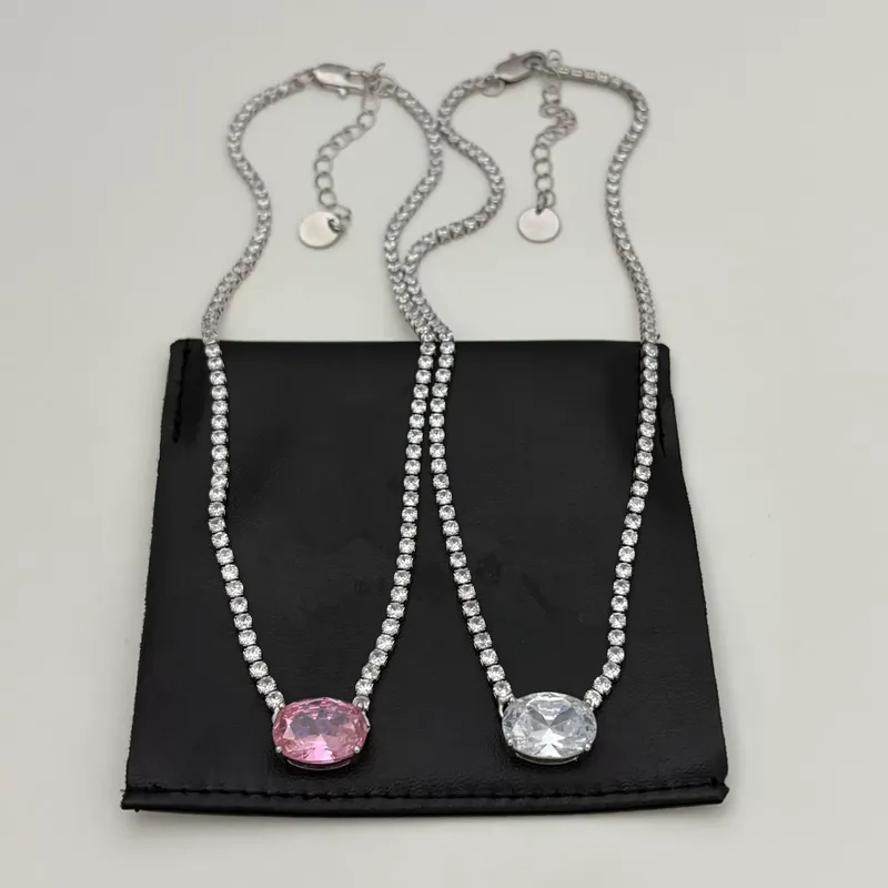Full Pave Necklace Light Luxury