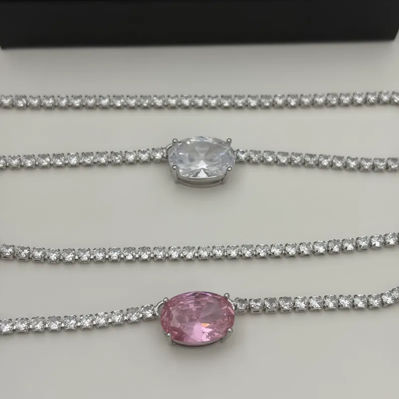Full Pave Necklace Light Luxury