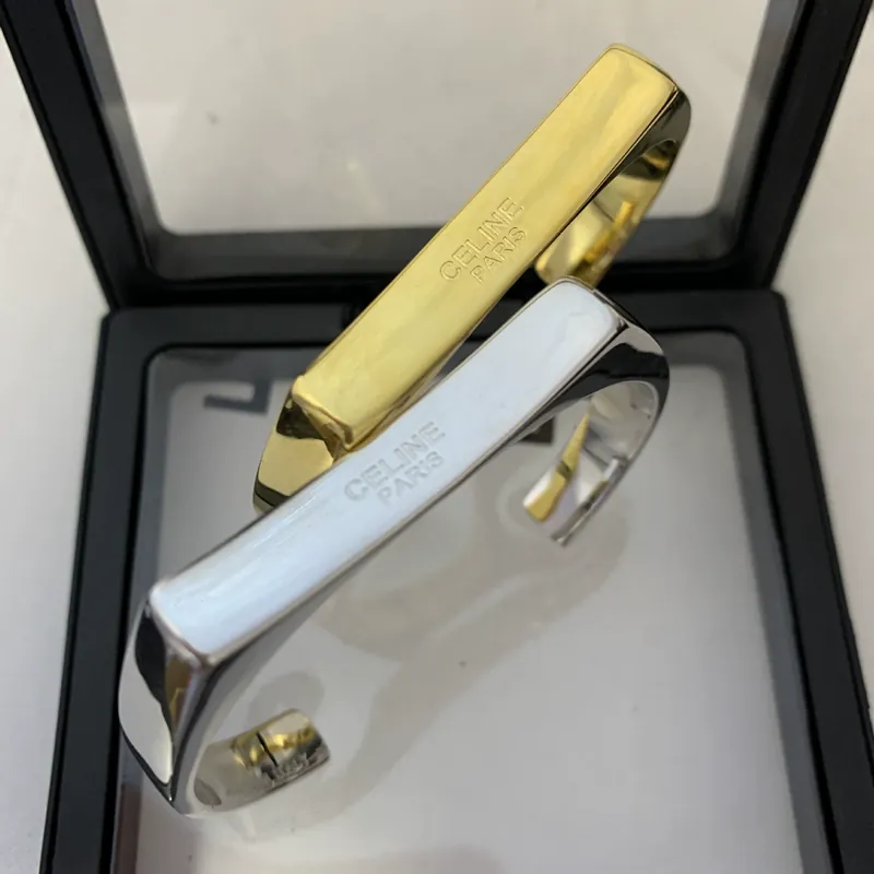 Horn-Design-Armreif, offene Manschette