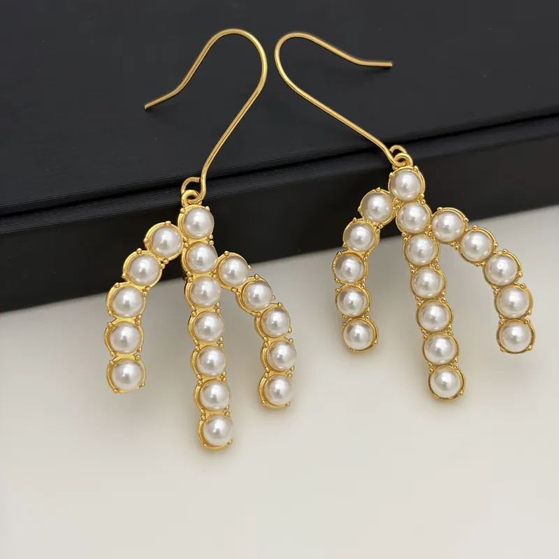 Branch Pearl Earrings Vintage Heavy