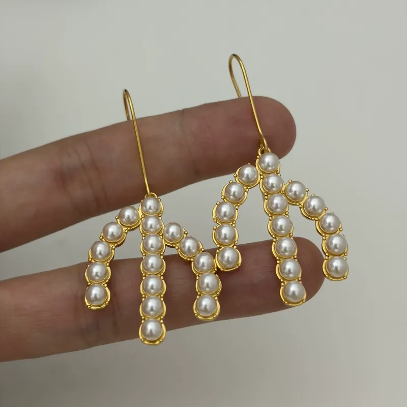 Branch Pearl Earrings Vintage Heavy