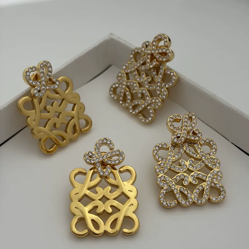 Full Pave Geometric Earrings Carved