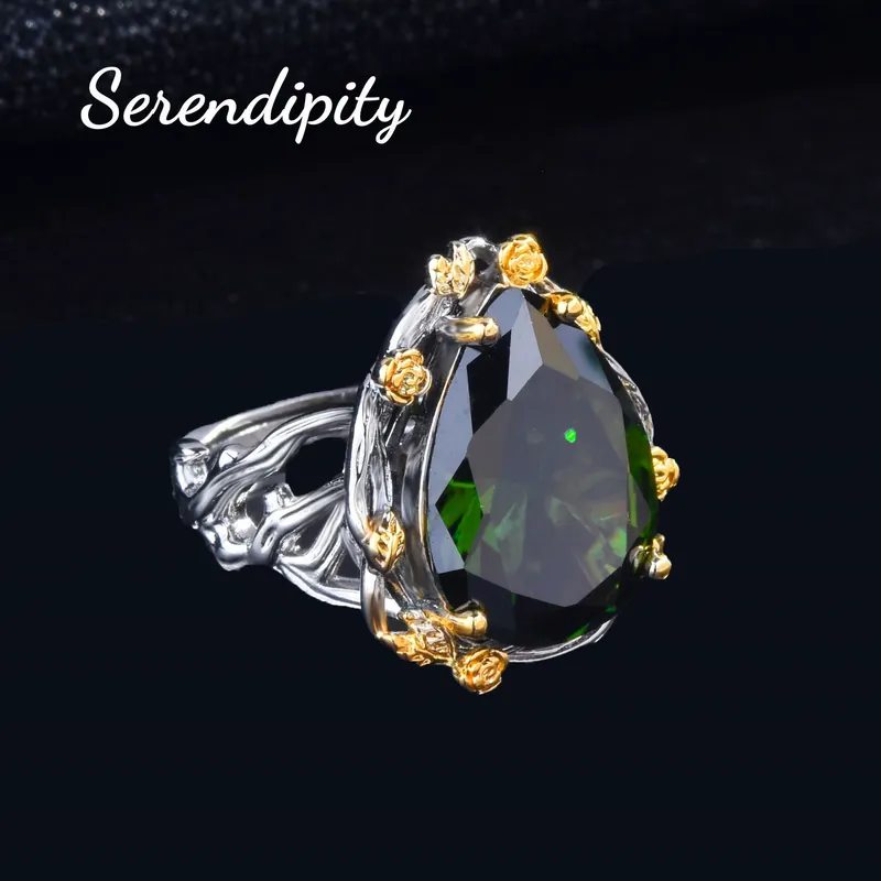 Italian Multicolor Jewelry Set Pear Shape