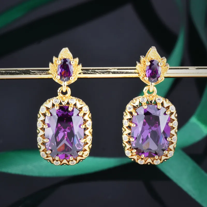 Set de Joyería Italiano Vintage Estilo Corte con Diamante de Alto Carbono