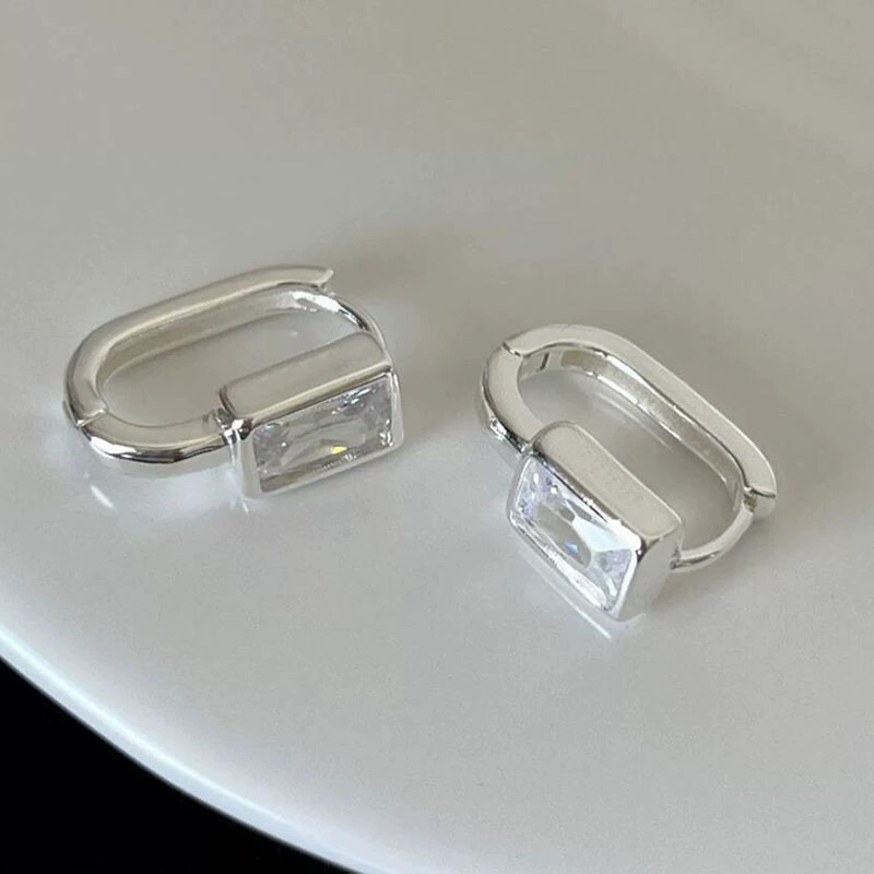 Square Zircon Earrings