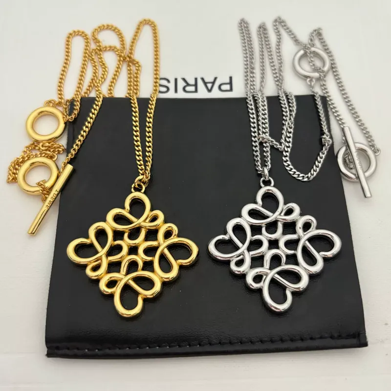 Cutout Geometric Pendant Necklace