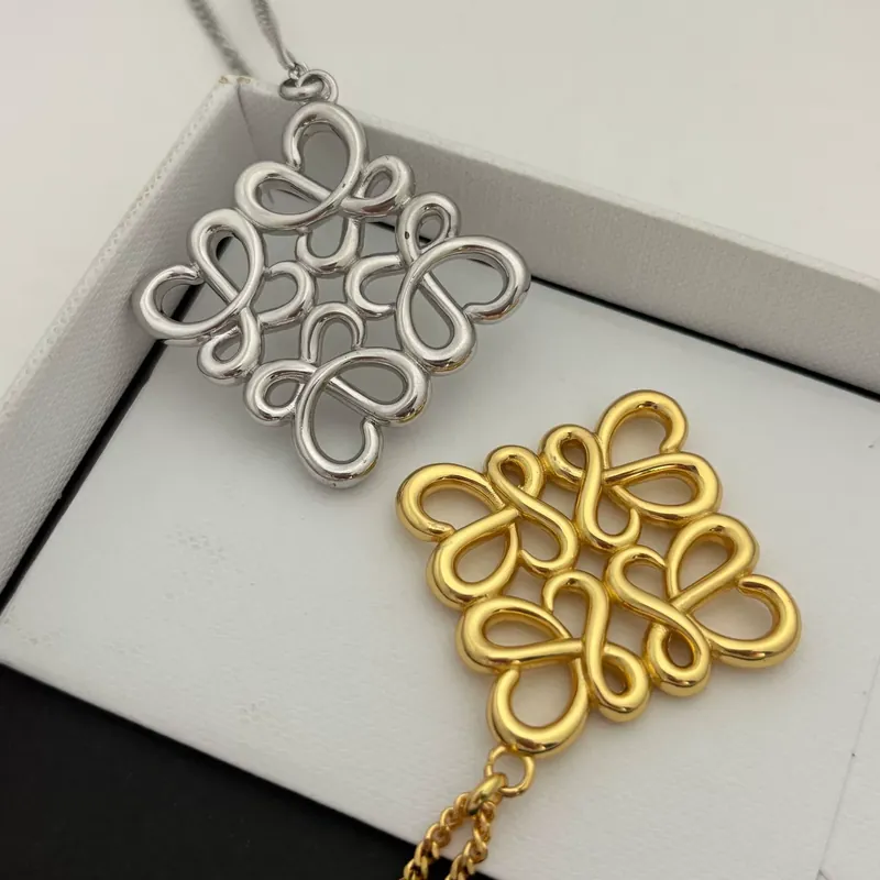 Cutout Geometric Pendant Necklace