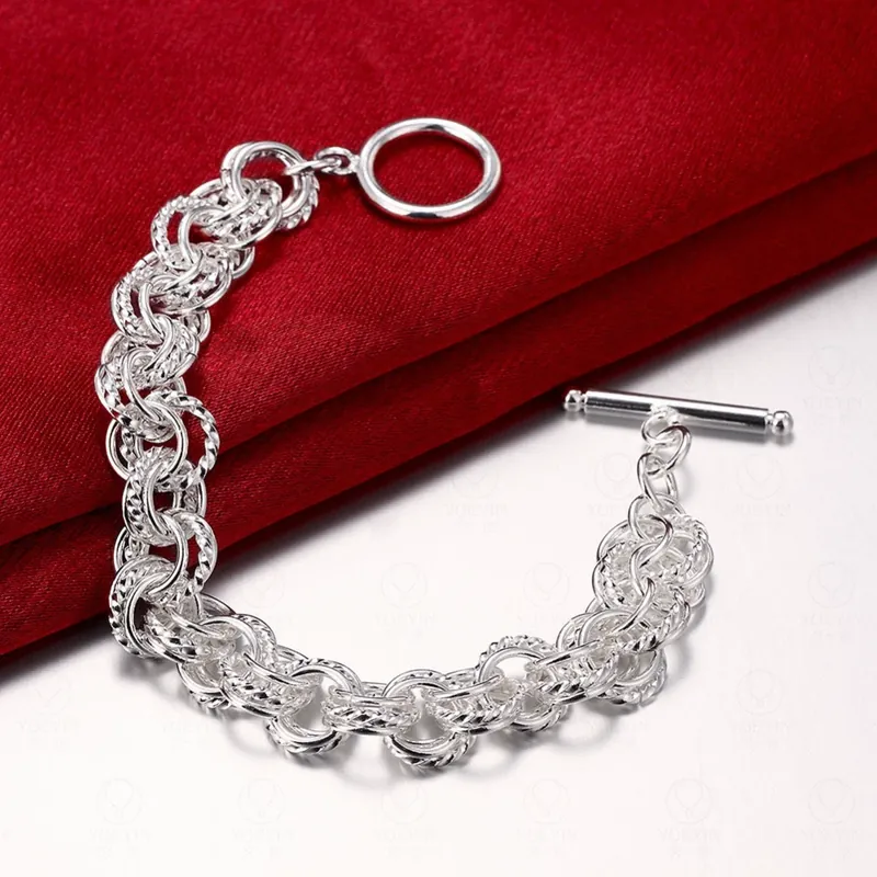Hollow Chain Bracelet Silver