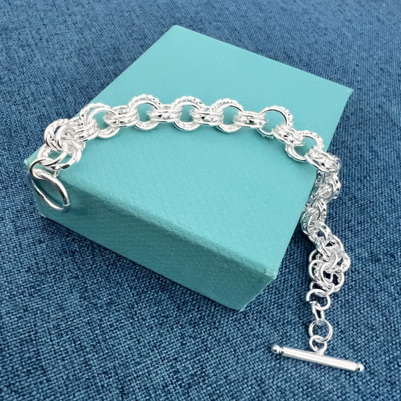 Hollow Chain Bracelet Silver