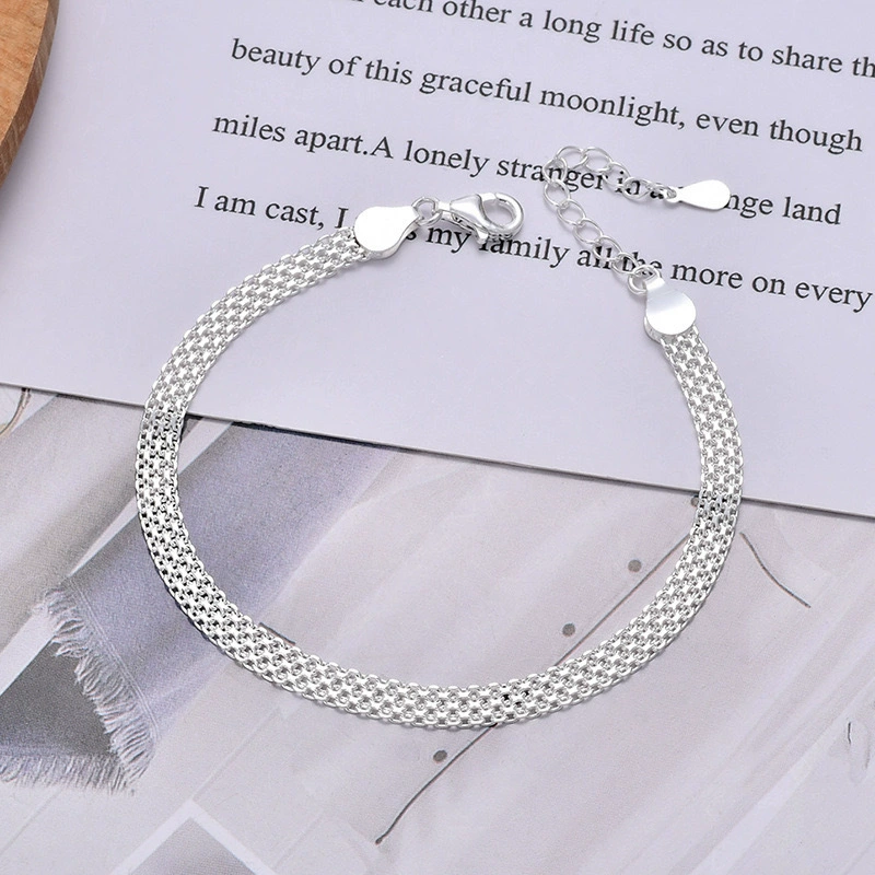Wide Woven Bracelet