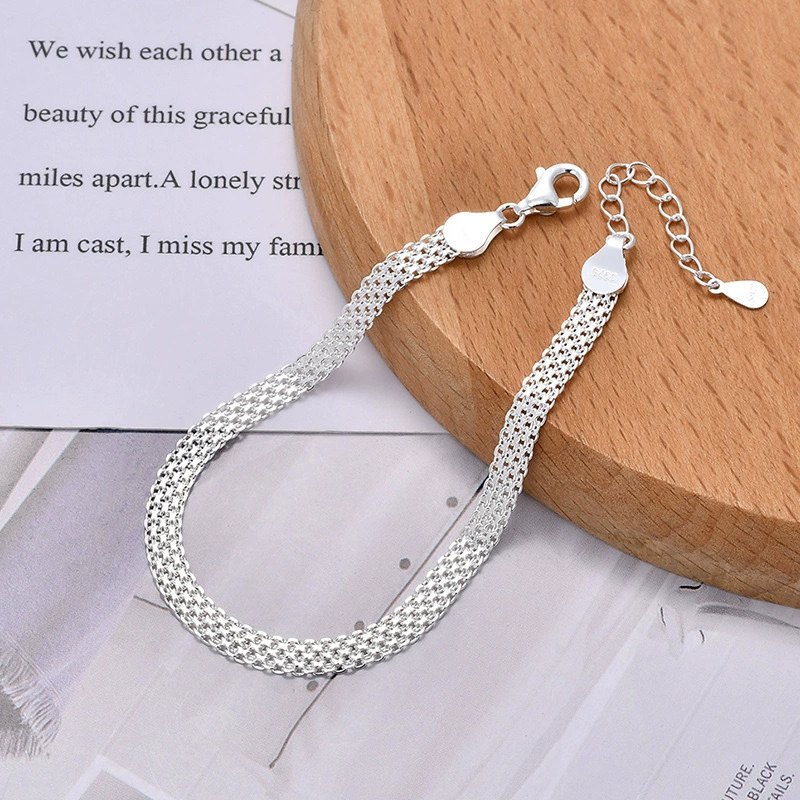 Wide Woven Bracelet
