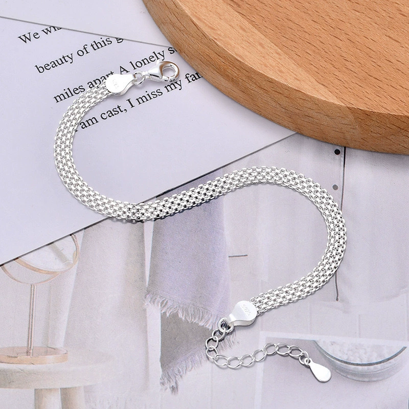 Wide Woven Bracelet
