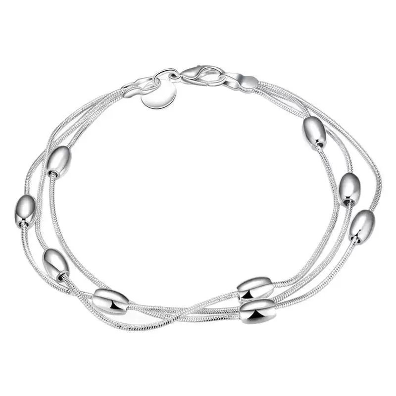 Olive Branch Bead Bracelet