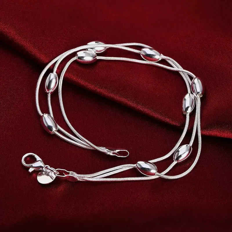 Olive Branch Bead Bracelet