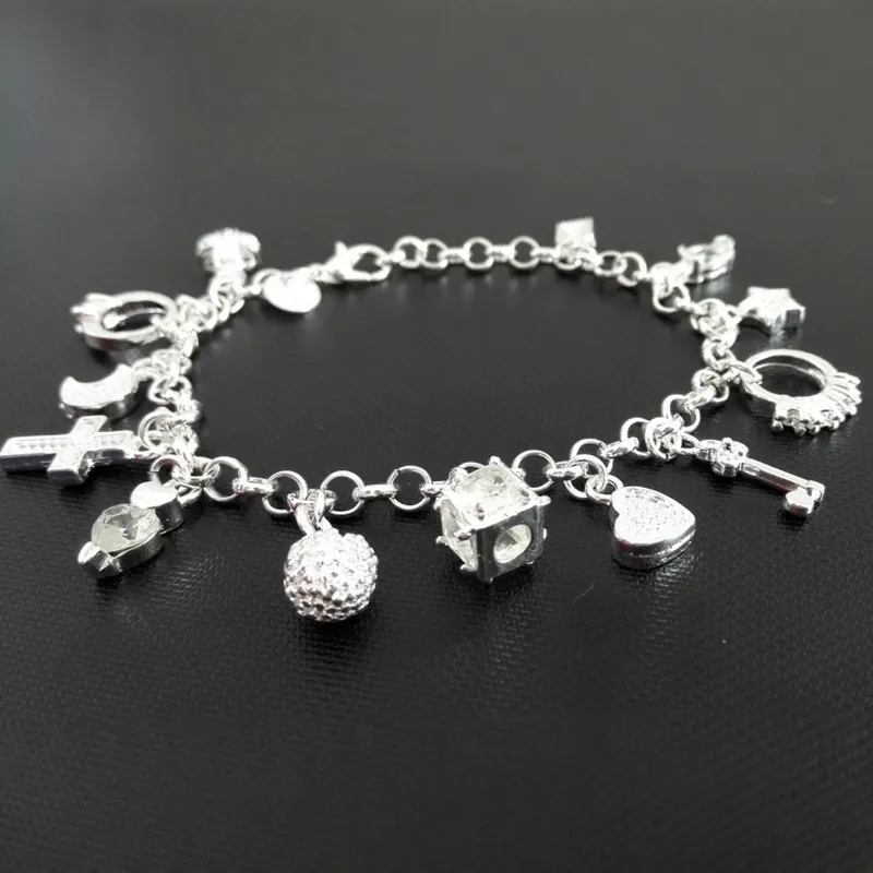 Number 13 Charm Bracelet