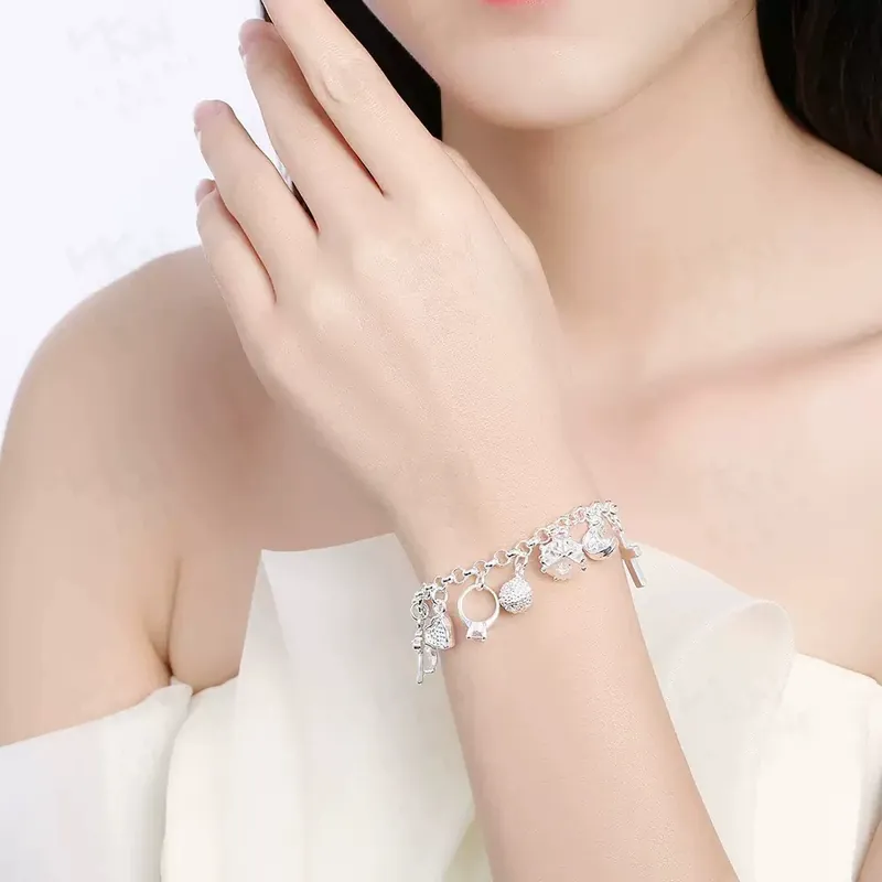 Number 13 Charm Bracelet