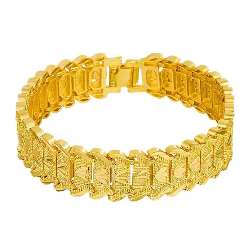 Heart Link Bracelet Gold