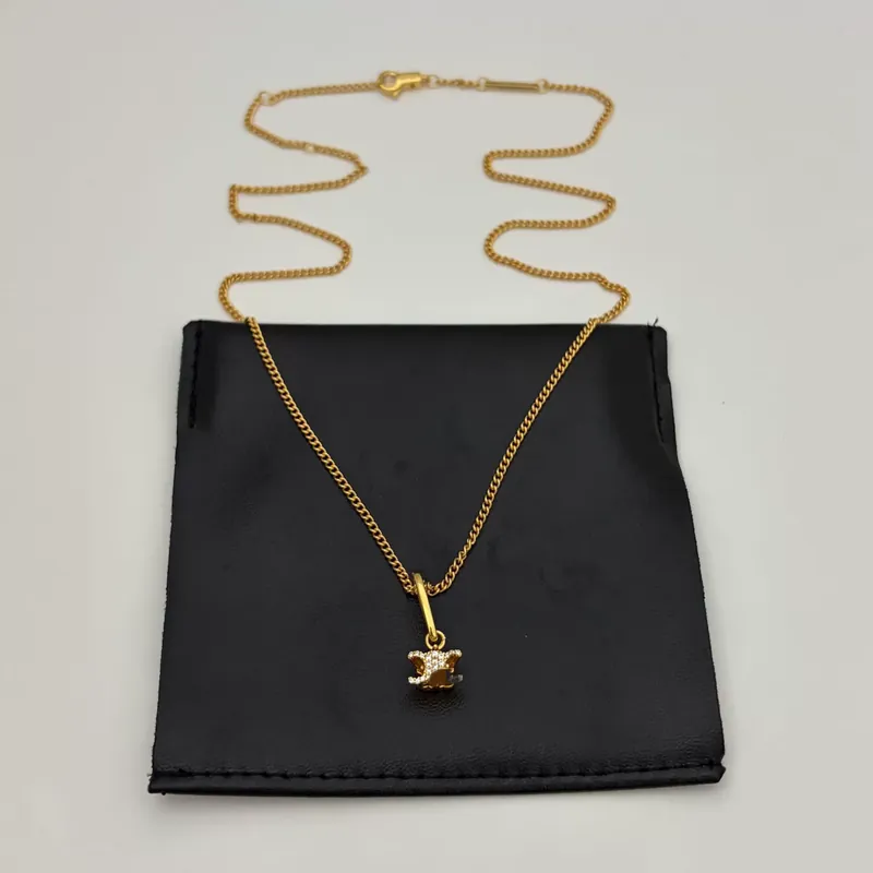 Full Pave Logo Necklace Earrings Set