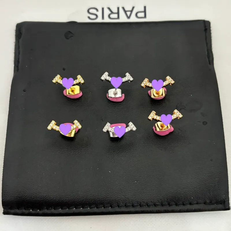 Full Pave Smile Stud Earrings
