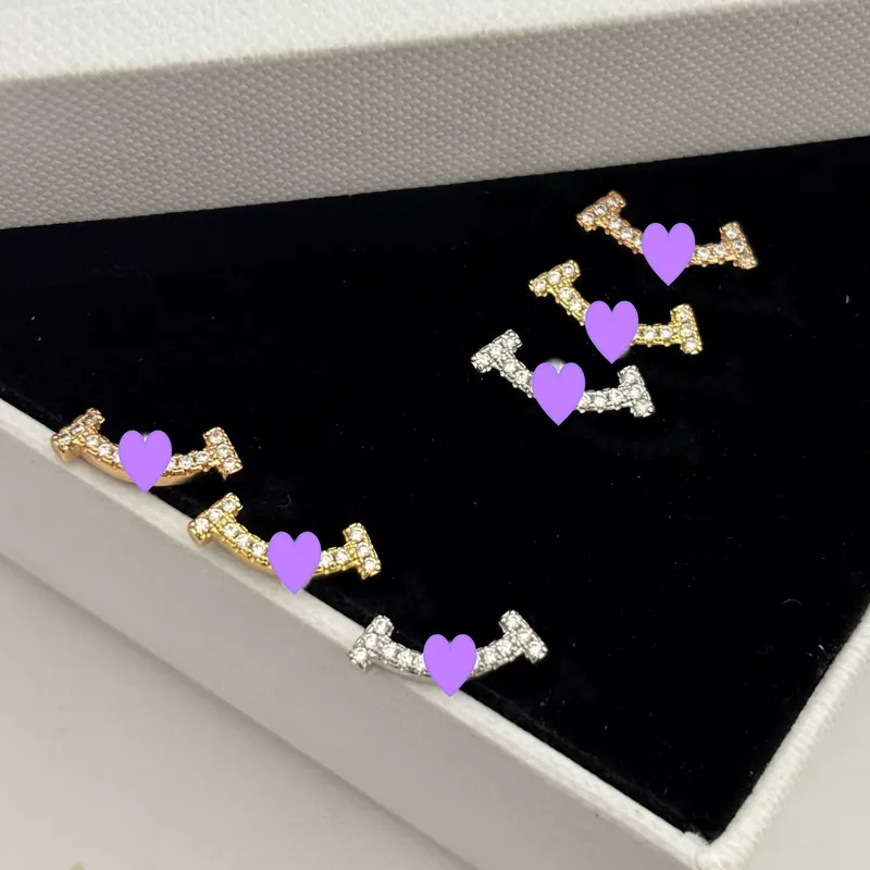 Full Pave Smile Stud Earrings