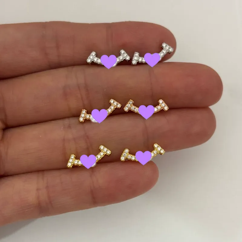 Full Pave Smile Stud Earrings