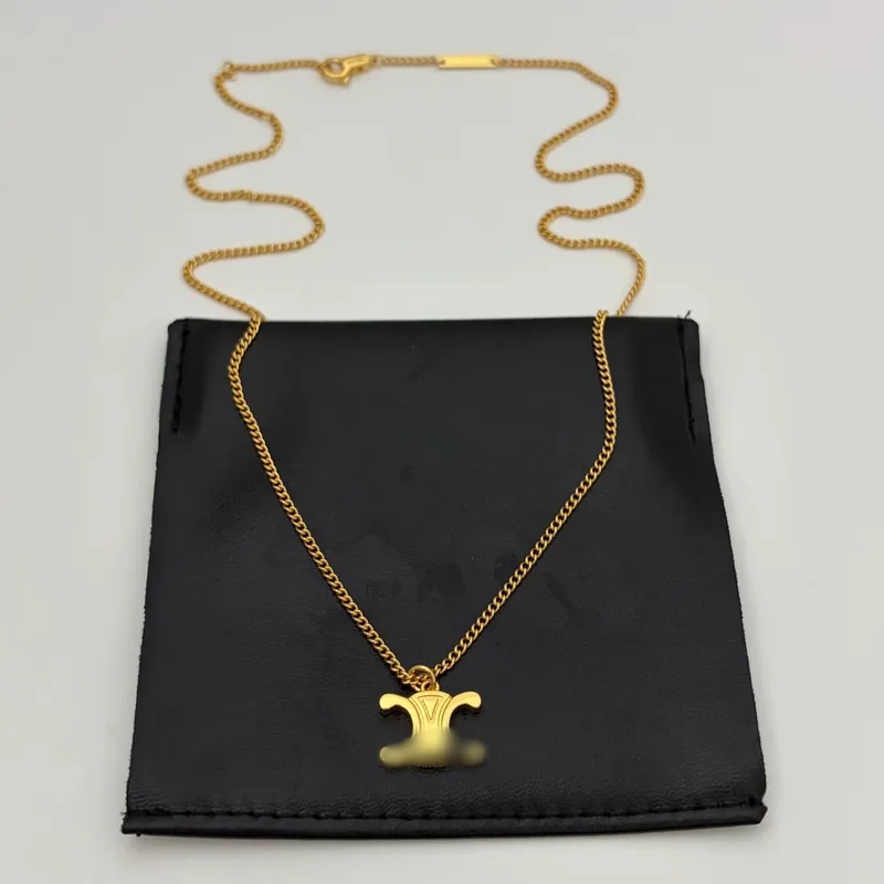 Gold Arch Logo Necklace