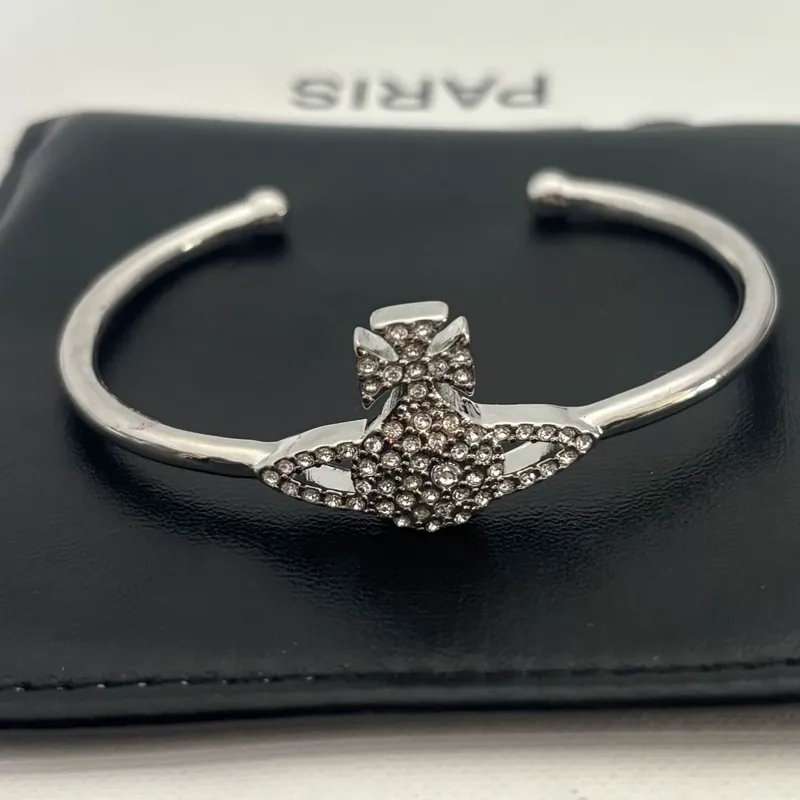 Full Pave Saturn Bangle