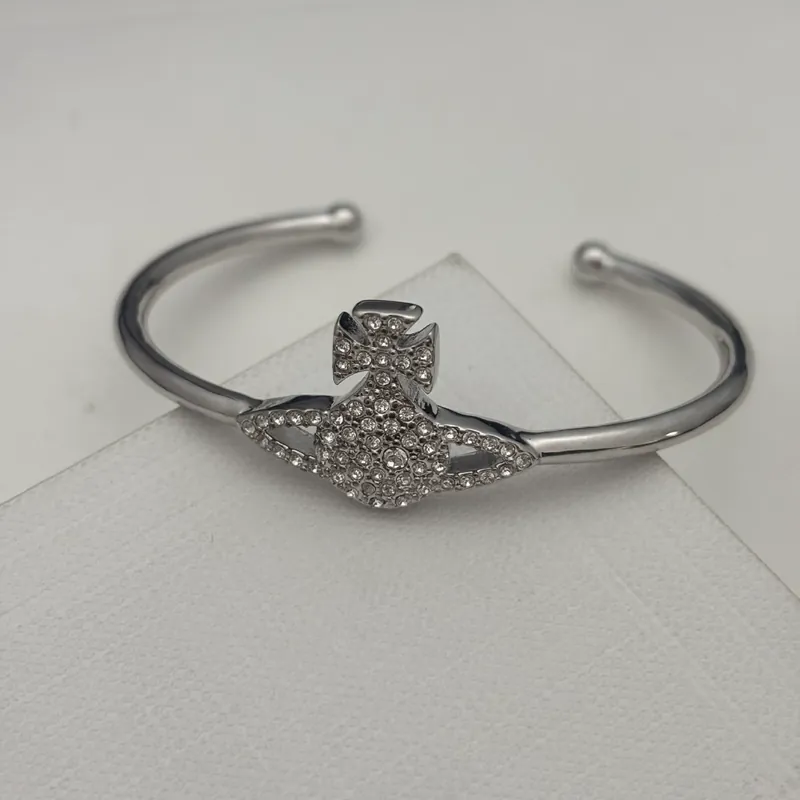 Full Pave Saturn Bangle