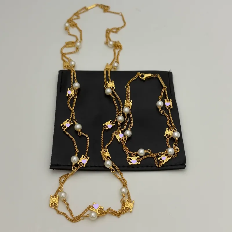 Pearl Arch Layered Necklace