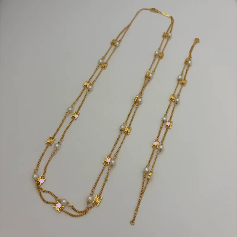 Pearl Arch Layered Necklace