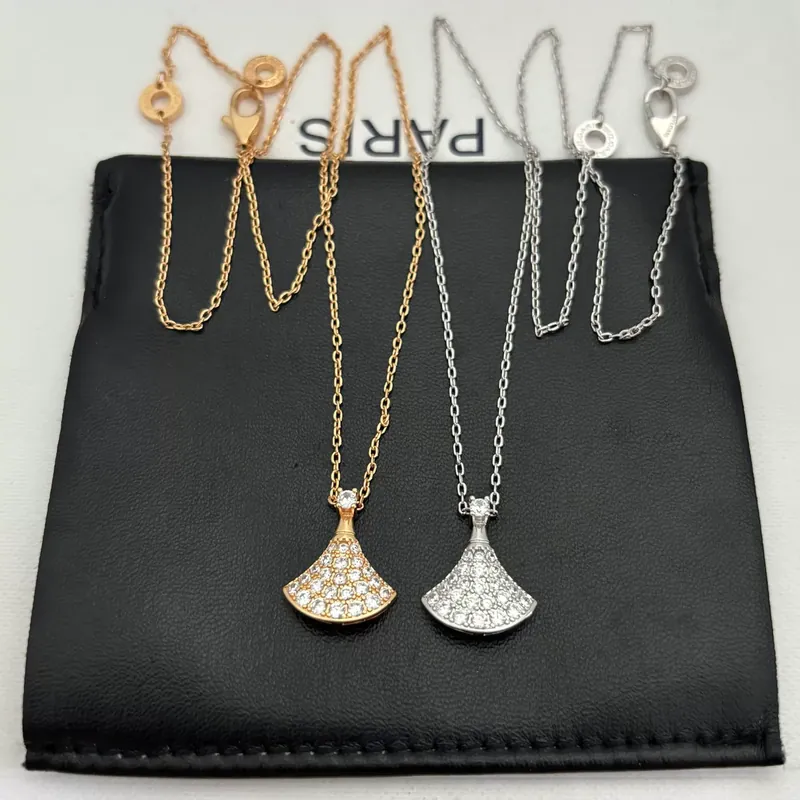 Zircon Dress Pendant Necklace