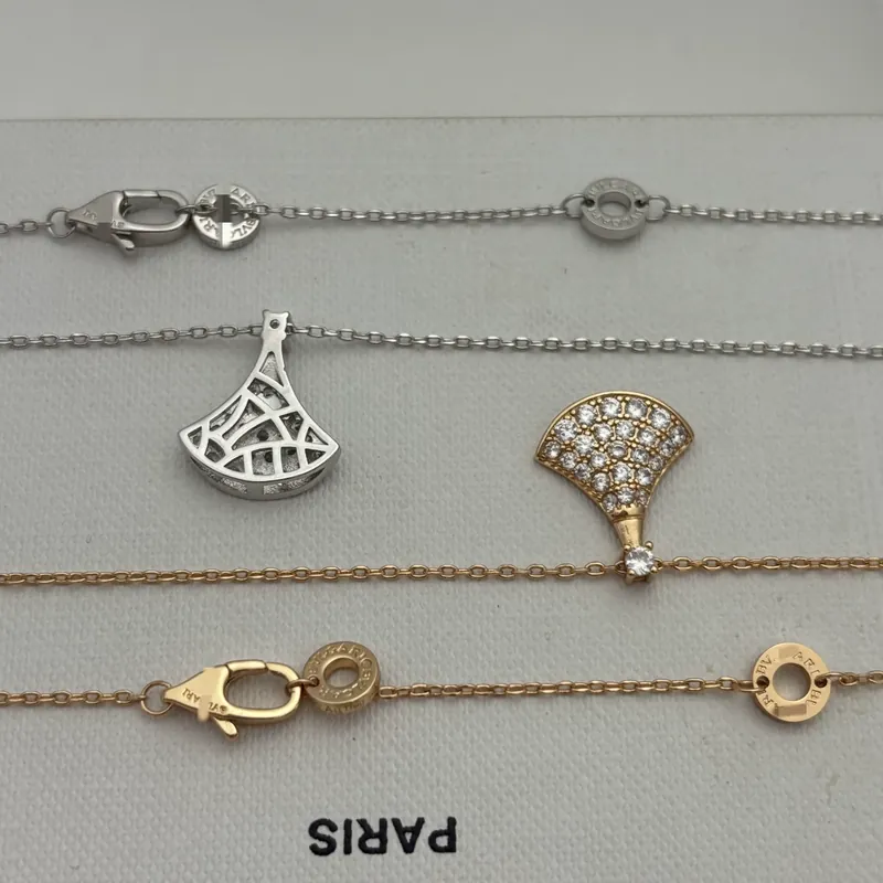 Zircon Dress Pendant Necklace