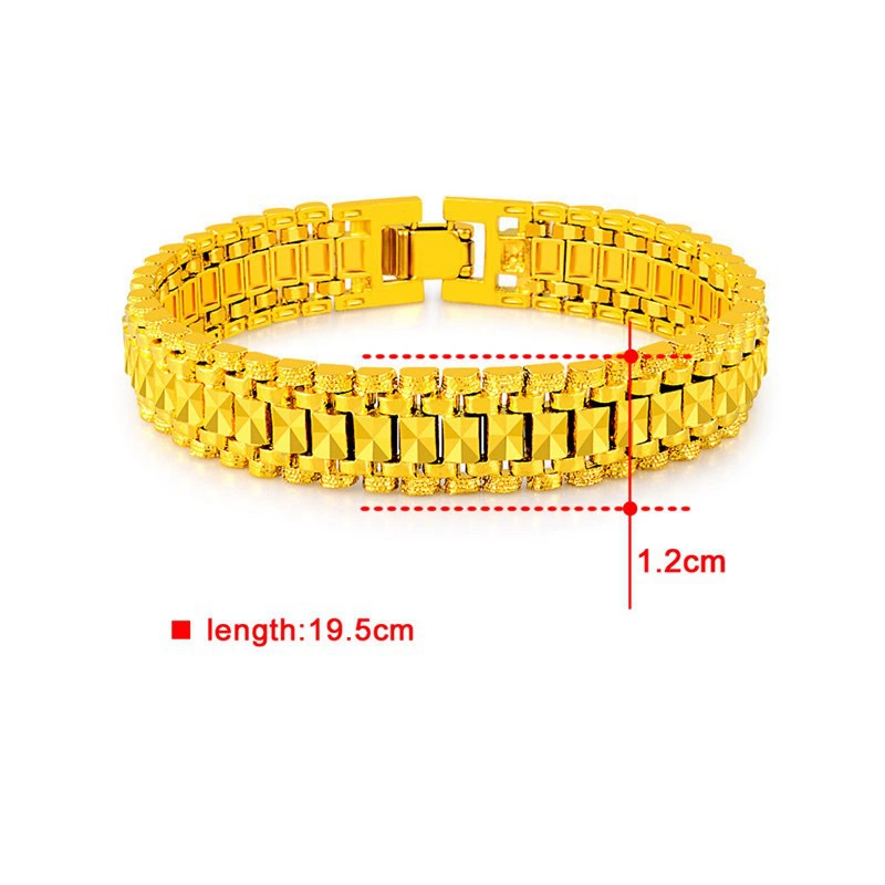 Tank Chain Bracelet Gold