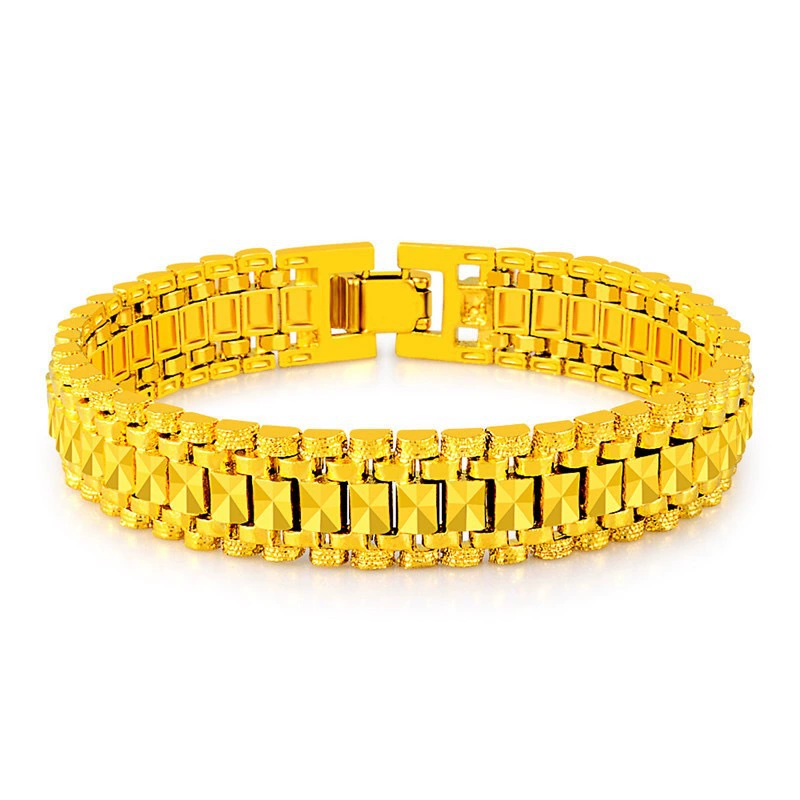 Tank Chain Bracelet Gold