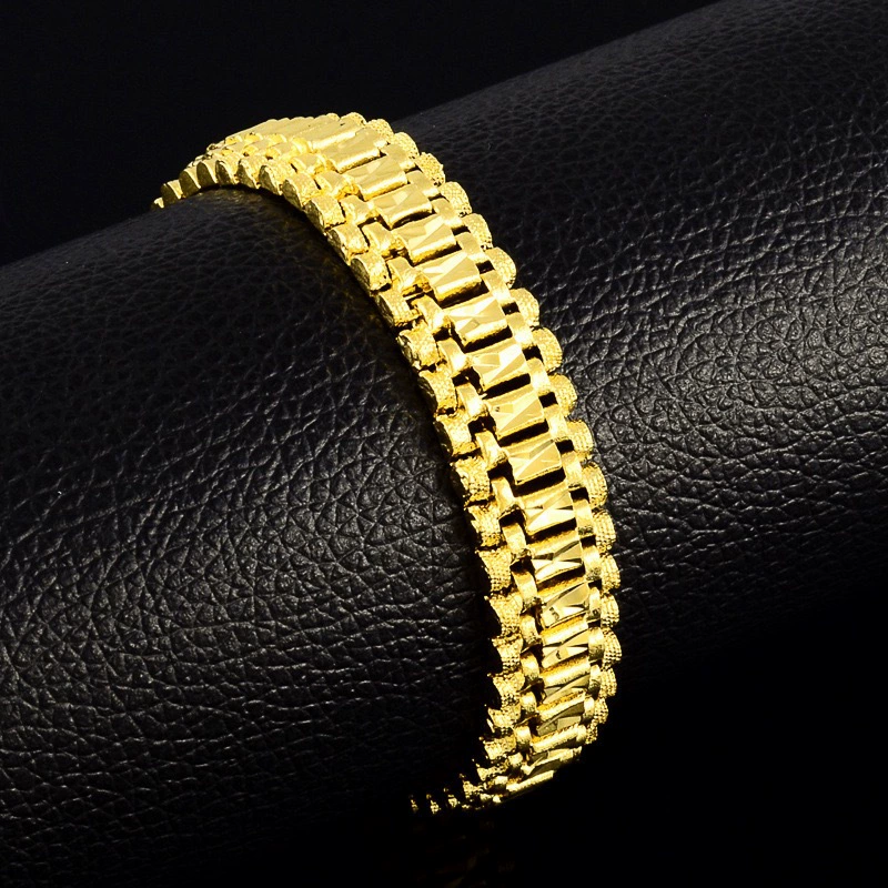 Tank Chain Bracelet Gold