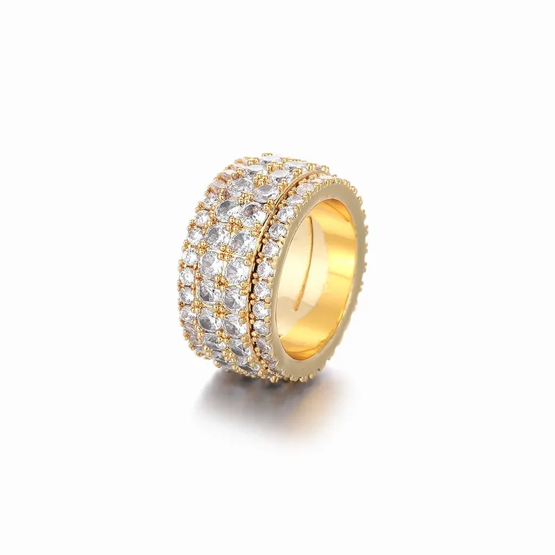 Copper Zircon Spinning Ring