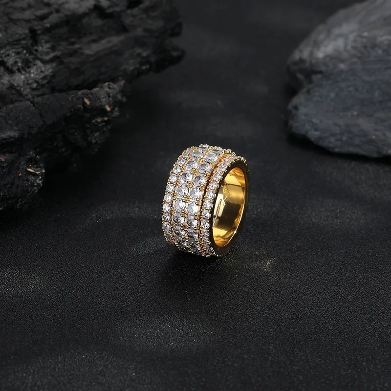 Copper Zircon Spinning Ring