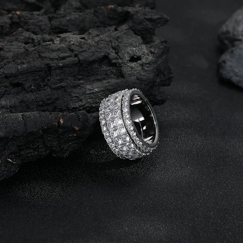 Copper Zircon Spinning Ring