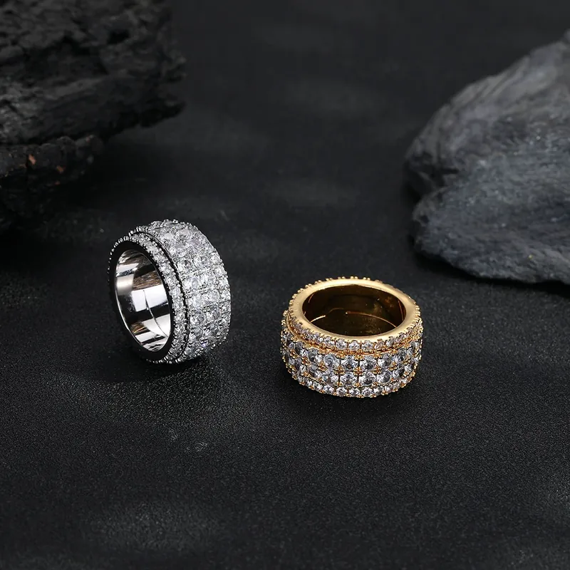 Copper Zircon Spinning Ring