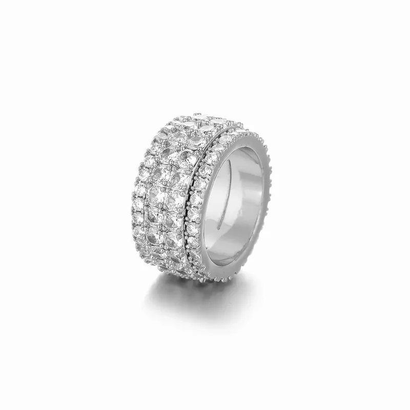 Copper Zircon Spinning Ring