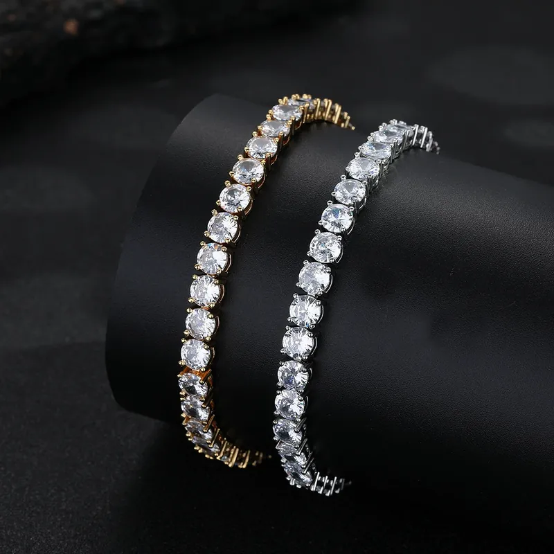 Copper Zircon Tennis Chain Necklace