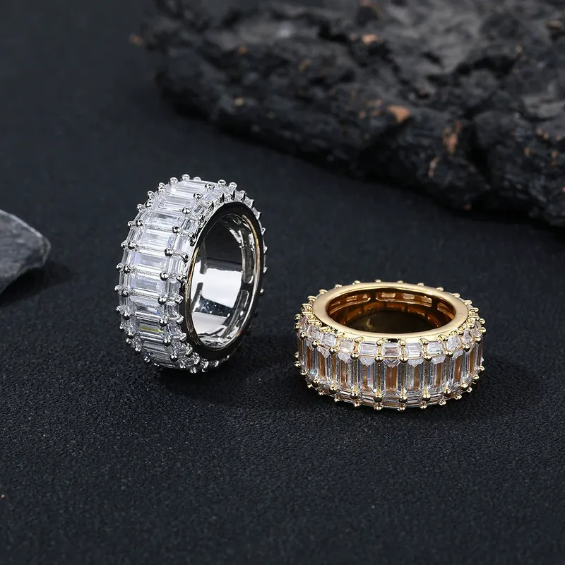 Copper Zircon Geometric Ring