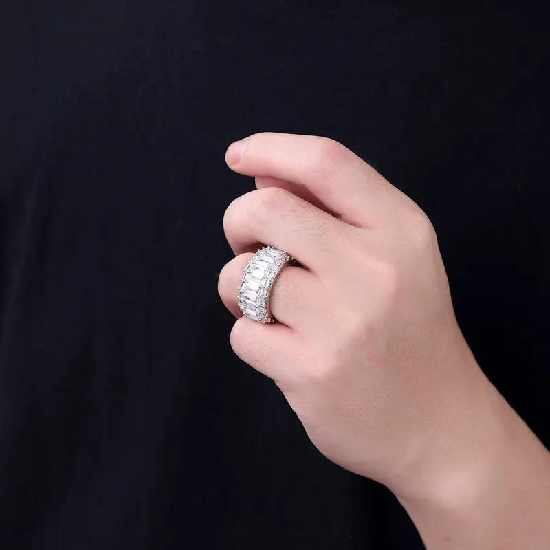 Copper Zircon Geometric Ring