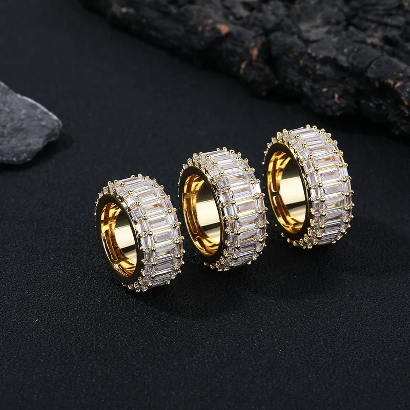 Copper Zircon Geometric Ring