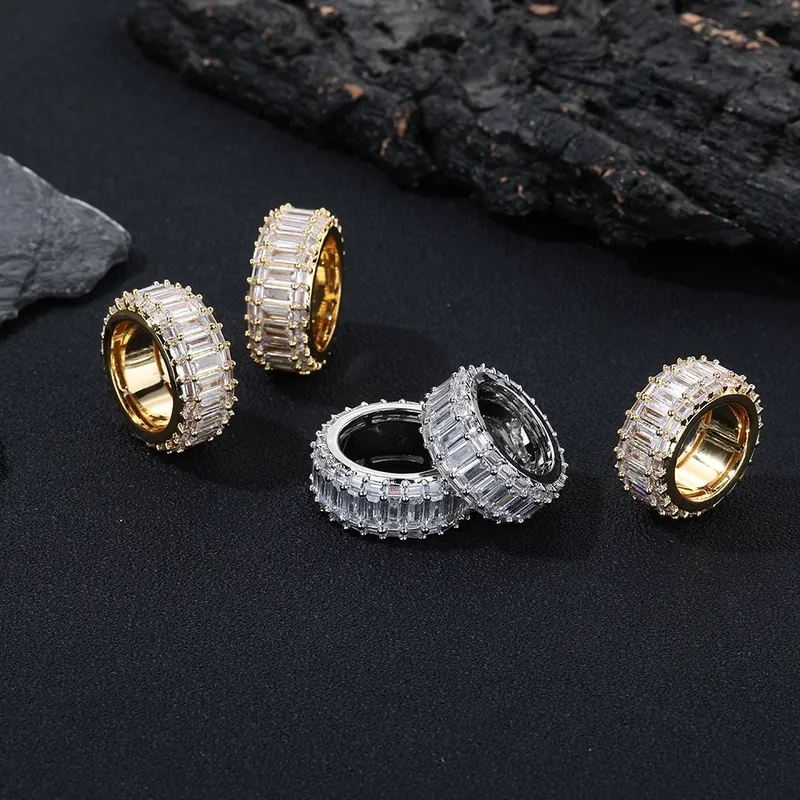 Copper Zircon Geometric Ring