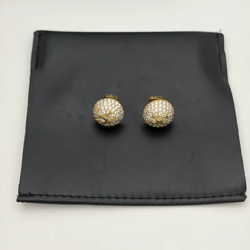 Gold Ball Hoop Earrings