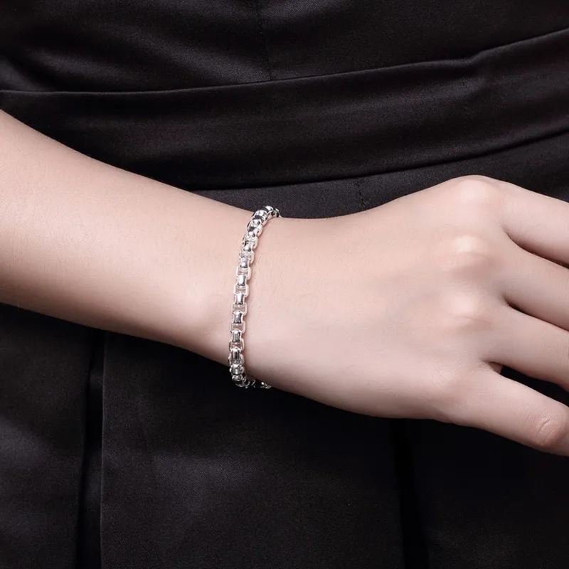 Stainless Steel Plaid Bracelet Fashion Jewelry